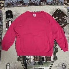 90s USA製 hanes plain sweat shirt L