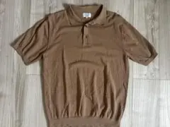 MOONCASTLE×鎌倉シャツ　アイスコットンリブポロシャツ　XL 日本製のサムネイル