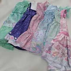 エコネコ　しまむら　ワンピース エプロン　まとめ売り110 女の子　子供服