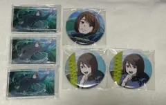 呪術廻戦 ファンパレくじ 家入硝子 アクリルブロック 缶バッジ