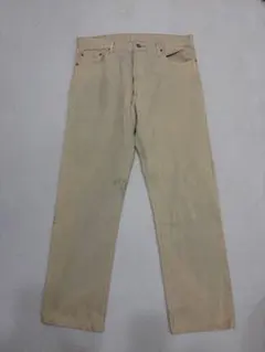 リーバイス501 後染めデニム ベージュ