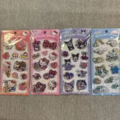 スパンコールパーティー シール サンリオ 4枚セット