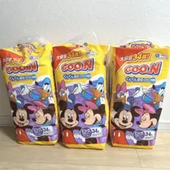 グーン パンツ ビッグより大きいサイズ 34枚×3パック