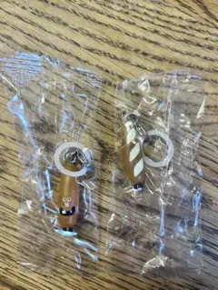 カプセルトイ 2個セット　目印キーホルダー　パンどろぼう　バラ売りok