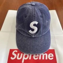 Supreme デニムキャップ Sロゴ