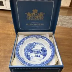 昭和レトロ　スープ皿　カレー皿　洋皿3枚セット　BLUE CHATEAU