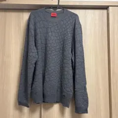 HUGO グレー クルーネック セーター