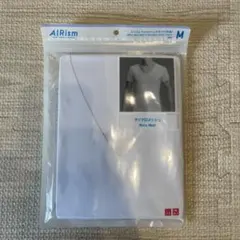 エアリズム　ユニクロ　マイクロメッシュ　Vネック　メンズ　半袖