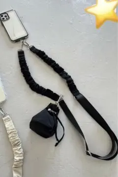 キンチャクポーチ付き　モバイルショルダー