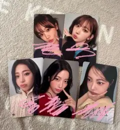 LE SSERAFIM ルセラフィム HOT ユニバ 直筆サイン トレカ