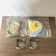 mojojojo Todd Friends pouch (ひよこ、茶犬)