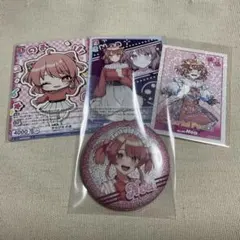 カラフルピーチ　のあさんダイナー缶バッジとカードまとめ売り