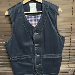 コットンベスト ブラック