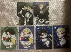 進撃の巨人 リヴァイ エルヴィン まるくじ 特典ブロマイドセット