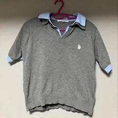 U.S. POLO ASSN 半袖ニットシャツのサムネイル