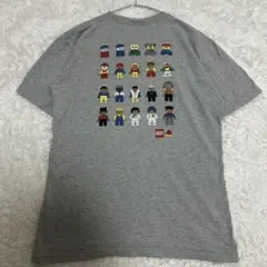 レゴ デュプロ Tシャツ M グレー 両面プリント フィギュア レトロ 希少のサムネイル
