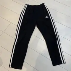 <140㎝> adidas キッズ ボトムス 3本ライン 黒