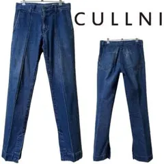 【美品・2020SS】CULLNI　アシンメトリー デニム パンツ【１】のサムネイル
