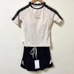 水着 セパレート スポーツ フィットネス ベージュ M