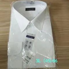 ホワイトワイシャツ 形態安定3Lサイズ45-86