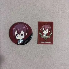 ツイステッドワンダーランドリドルローズハート　缶バッチ　シール