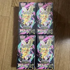 ポケモン MEGAドリームex 4ボックス シュリンク付き
