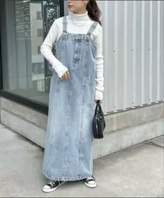 最終値下げ！DISCOAT USコットンデニムジャンスカ Mサイズ