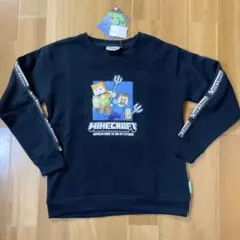 キッズ　長袖　トレーナー　裏起毛　マイクラ　160㎝