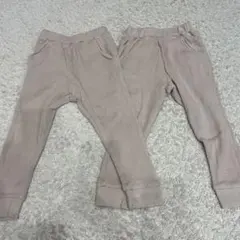 リブパンツ　100センチ　双子　二枚セット