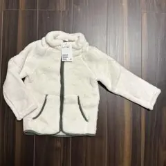 H&M フリースジャケット 105 ホワイト