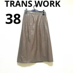 【美品】【定価26400円】トランスワーク TRANS WORK スカートのサムネイル