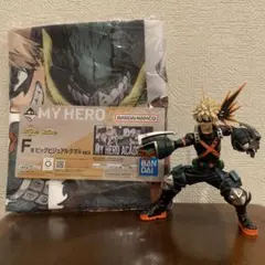 ヒロアカ　一番くじ　爆豪勝己フィギュア&タオルセット