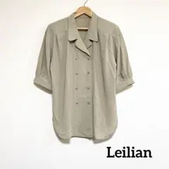 【美品】Leilian レリアン シャツ ブラウス 半袖 Mのサムネイル