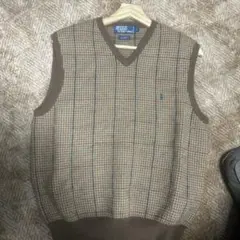 Polo by Ralph Lauren チェック柄ベスト L