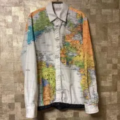 20SS サカイmap of the world shirt - メルカリ