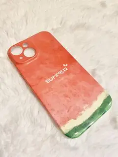 SUMMER スイカデザイン iPhoneケース　iPhone16