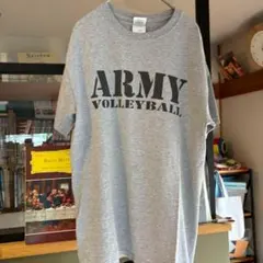 米軍　バレーボール　Tシャツ　ミリタリー　グレー　ギルダン