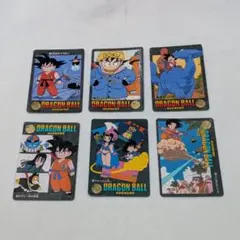 ろ*く様 ドラゴンボール ビジュアルアドベンチャーカード 6枚セット 当時物