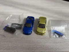 ワイルドスピード　ガチャガチャ　2種類　ランエボ・GTR