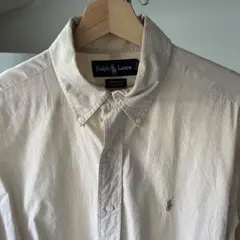 Ralph Lauren チェック柄 長袖シャツ ベージュ