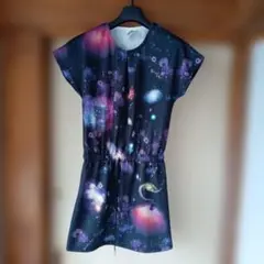 ScoLar　スカラー　宇宙柄 ワンピース 　ギャラクシー柄　銀河柄　チュニックのサムネイル
