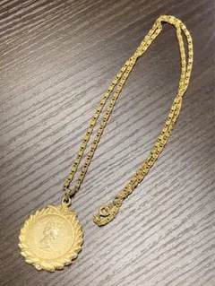 メダル型　コインネックレス　ネックレス　ペンダント　アクセサリー　アラスカ