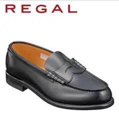REGAL 黒 レザー ローファー　2177 25cm
