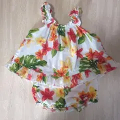 RJC アロハ フラワープリント セットアップ ベビー服 18M