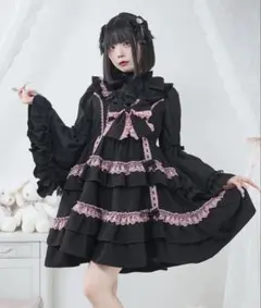 パニエ付き】アンドロミオ 魔女ワンピース ゴスロリ ロリータ