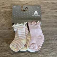 【新品】baby GAP ベビー靴下3足セット3-6ヶ月