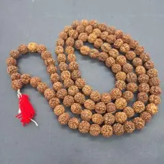 ルドラクシャ/金剛菩提樹の実 ビーズロングネックレス - メルカリ
