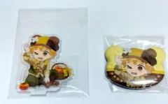 鬼滅の刃　実りの秋まつり2025　我妻善逸　アクリルスタンド　くま缶バッジ