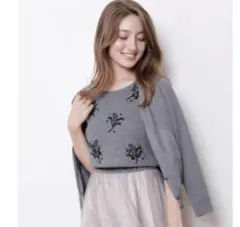 新品タグ付 Apuweiser-riche ビーズ刺繍アンサンブル