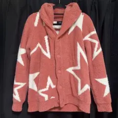 AZUL by moussy ピンク 星柄カーディガン Mのサムネイル